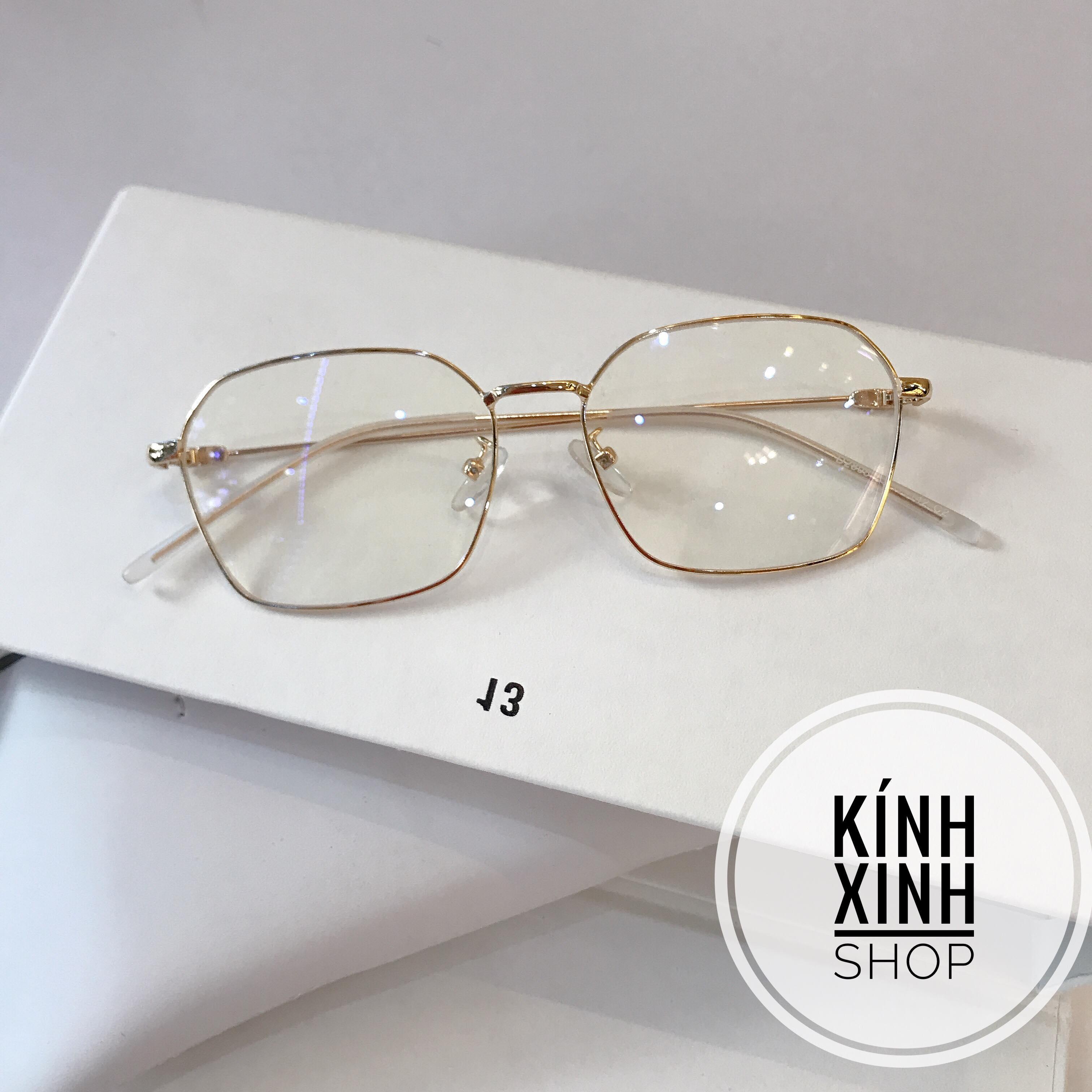 Kính mắt vuông korea kim loại
