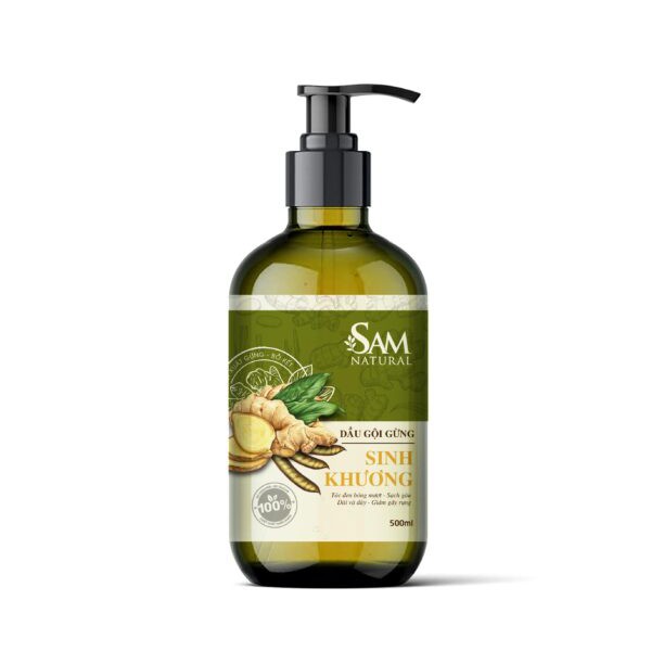 Dầu Gội Sinh Khương Sam Natural (Ngăn Rụng Tóc Làm Đen Tóc Chắc Tóc)