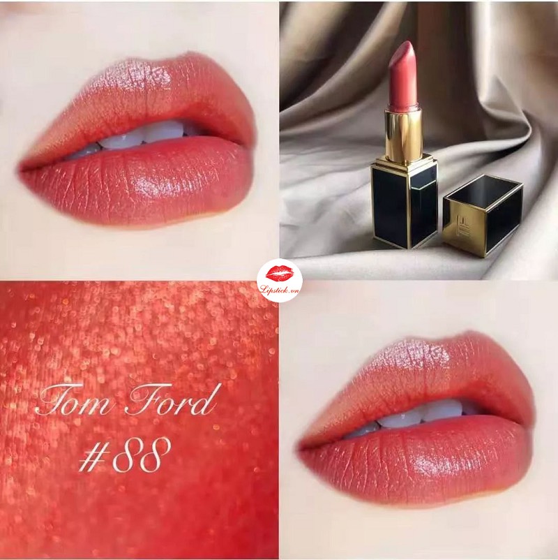 Son Tom Ford 88 Hiro Màu Đỏ Gạch Nhũ