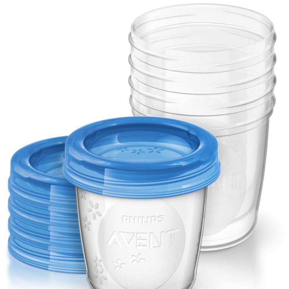 Bộ 5 cốc trữ sữa via philips avent scf619-05 180ml