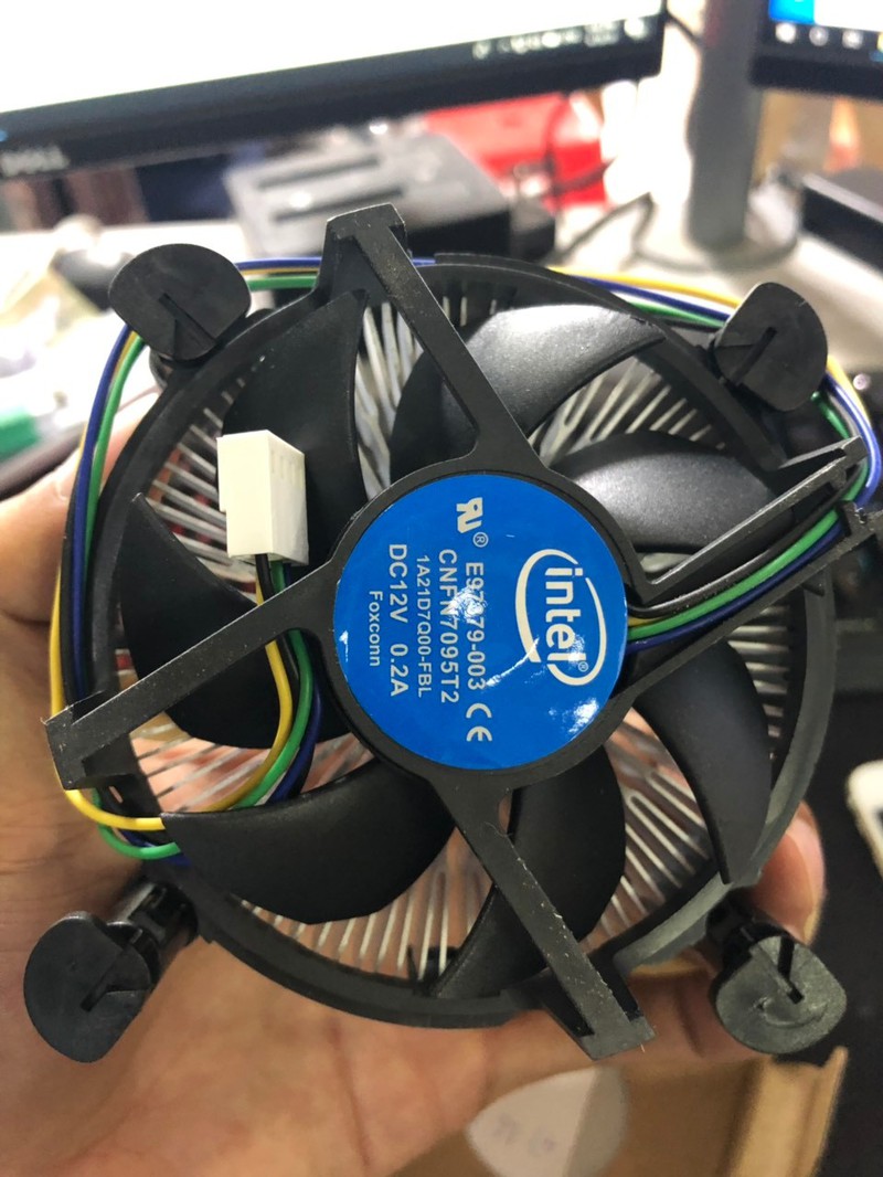 Quạt tản nhiệt lõi đồng/nhôm socket 775 cũ bóc case
