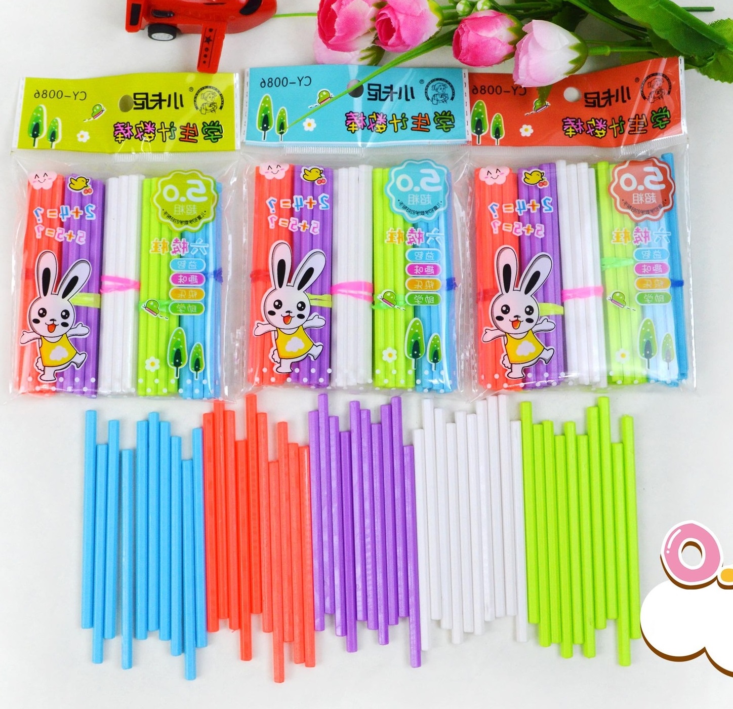 Bộ 100 cây que tính cho bé