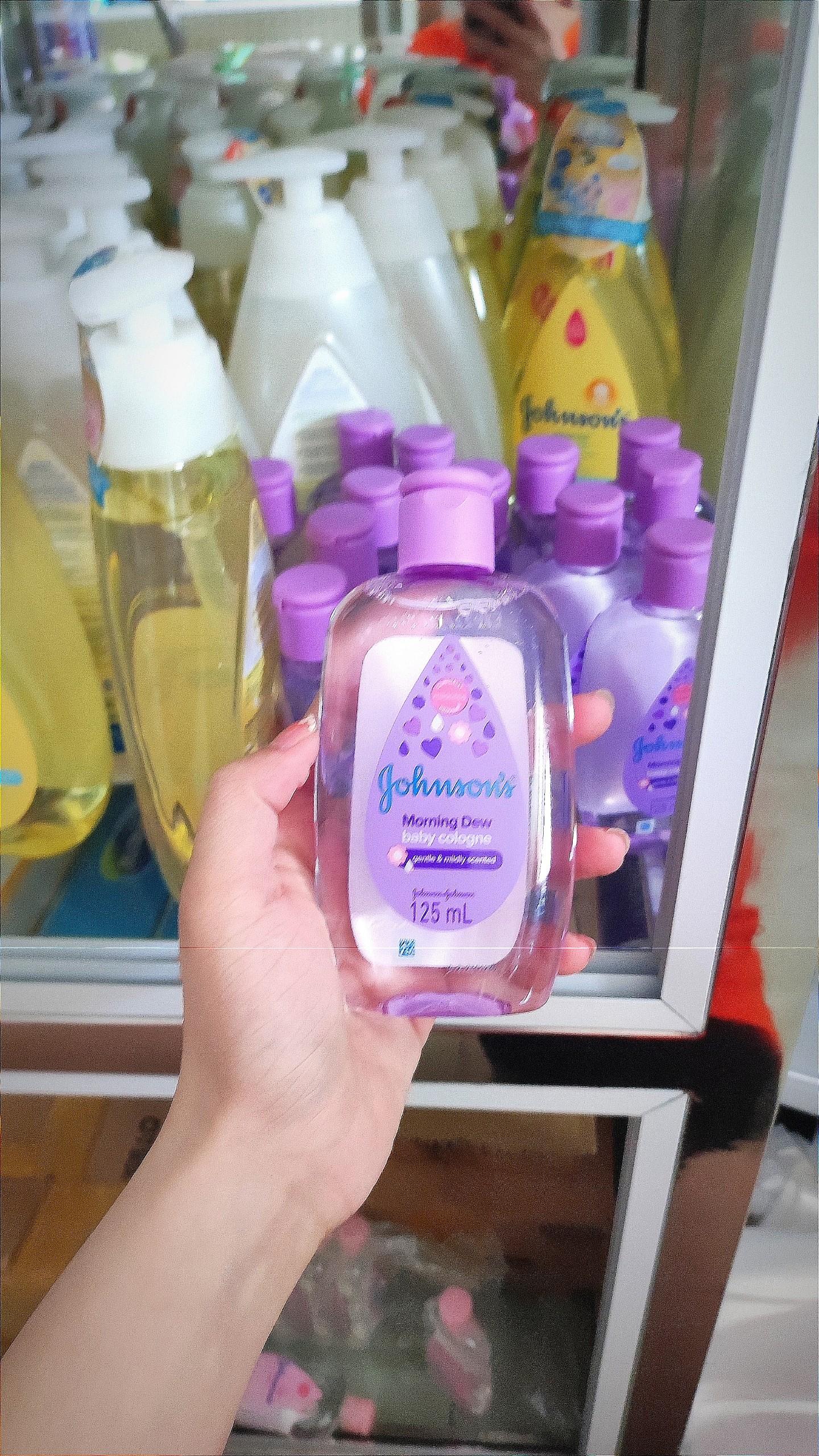 ] Nước hoa Johnson's Baby 125ml ( tím )