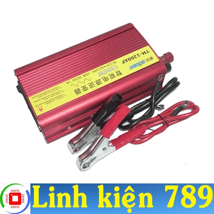 Bộ kích điện 12V lên 220V 1200W Suoer