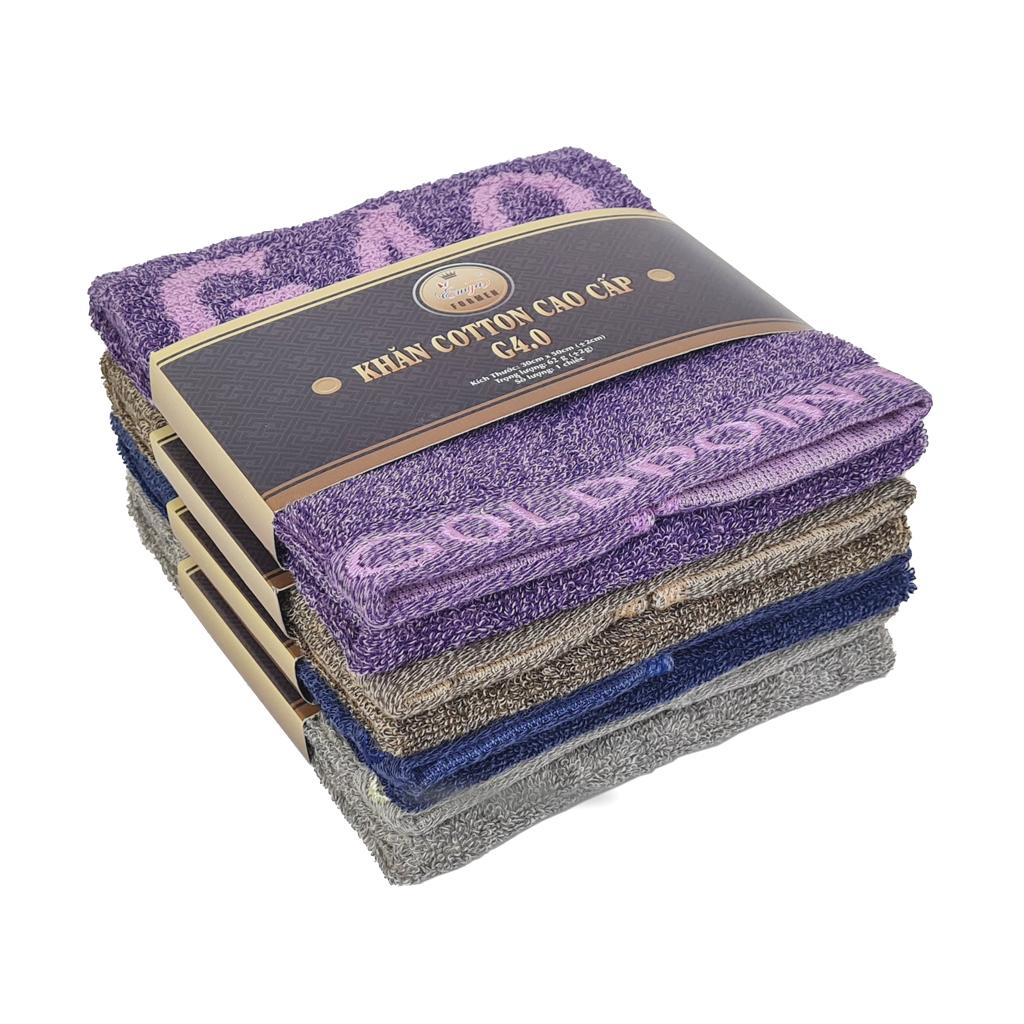 KHĂN COTTON CAO CAO CẤP EMYA G4.0