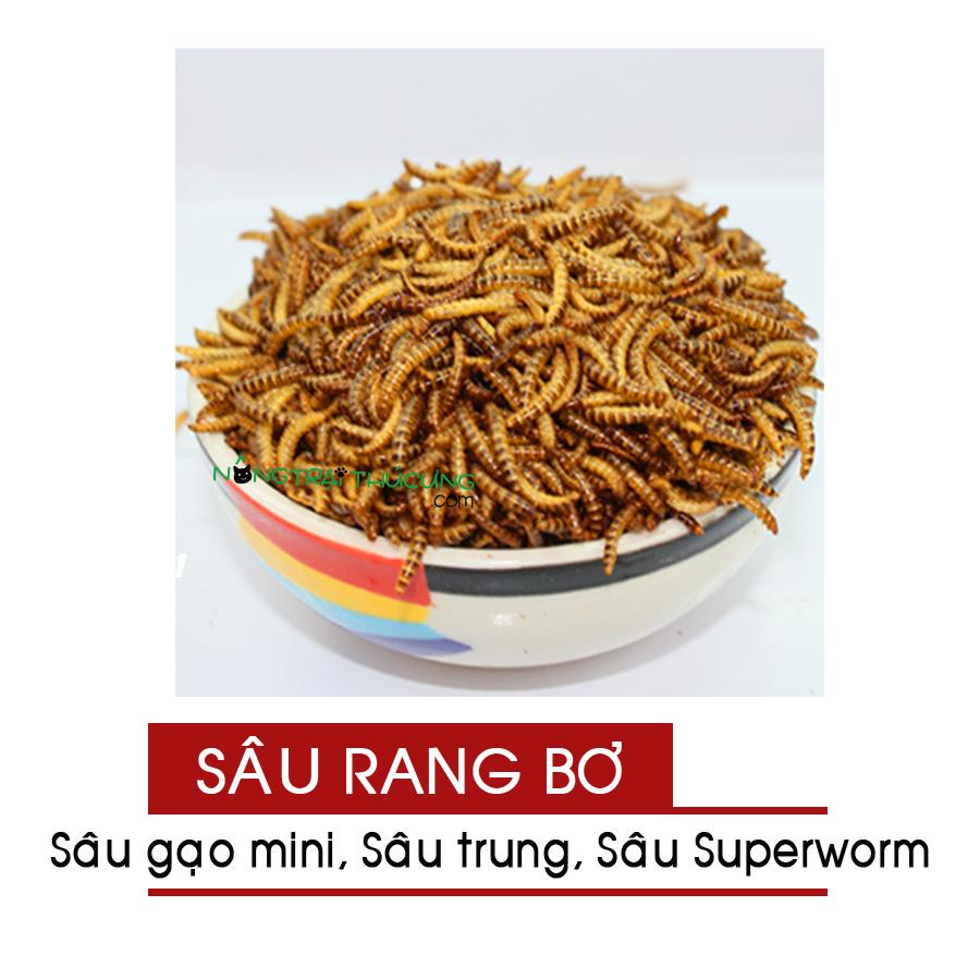 Sâu Rang Bơ Cho Hamster Nhím Sóc - Nhiều Loại Sâu 25gr - [Nông Trại Thú Cưng]  đã được làm sạch và xử lý