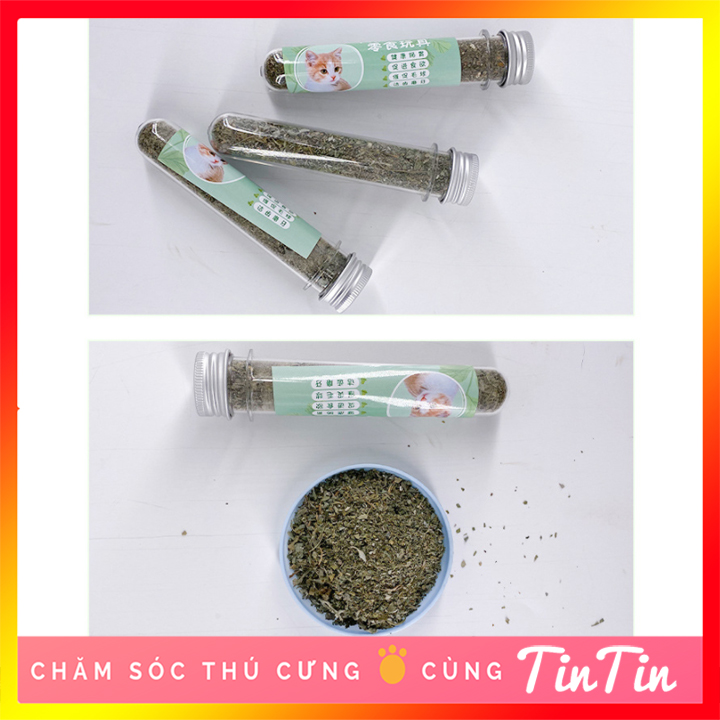 Cỏ Mèo Bạc Hà Catnip Khô - Ống 50 gram