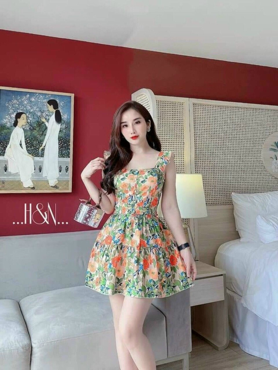 BỘ NGỦ 2 DÂY LỤA CAO CẤP ,SÉT BỘ MIX GIẢ ĐẦM 2 DÂY LỤA HỌA SIÊU XINH HT