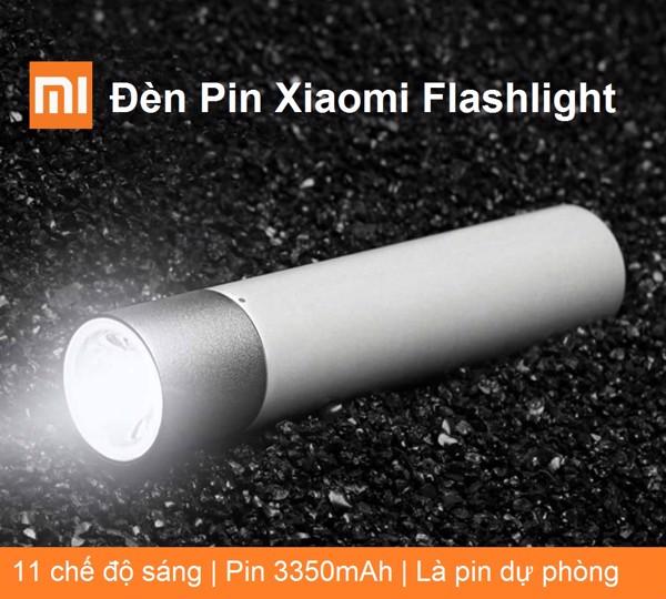 Đèn pin cầm tay mini Xiaomi Flashlight (kèm pin sạc dự phòng 3350mAh)