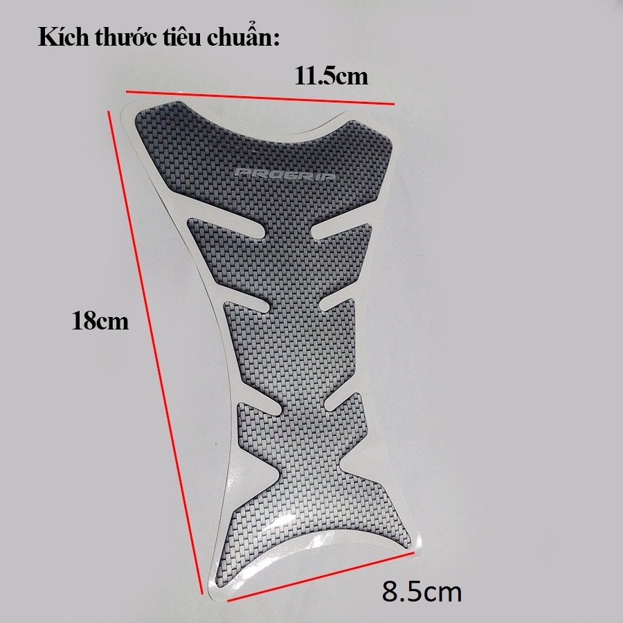 Miếng dán Bảo vệ Bình Xăng 3D Carbon Cho XE MÁY