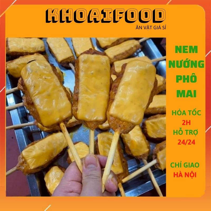 Nem nướng phô mai kéo sợi kèm sốt siêu ngon túi 8 chiếc 380 gram