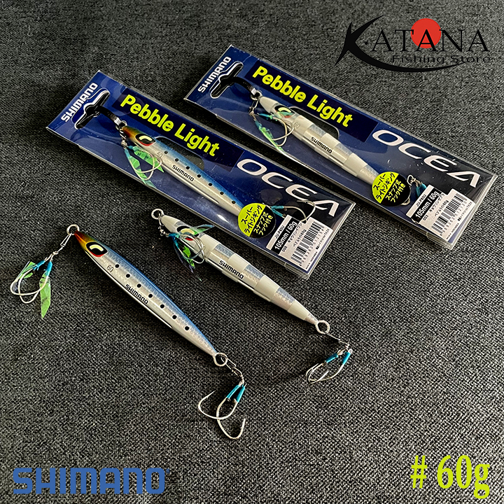 Mồi Câu Jig Shimano Pebble Light - 60g 80g