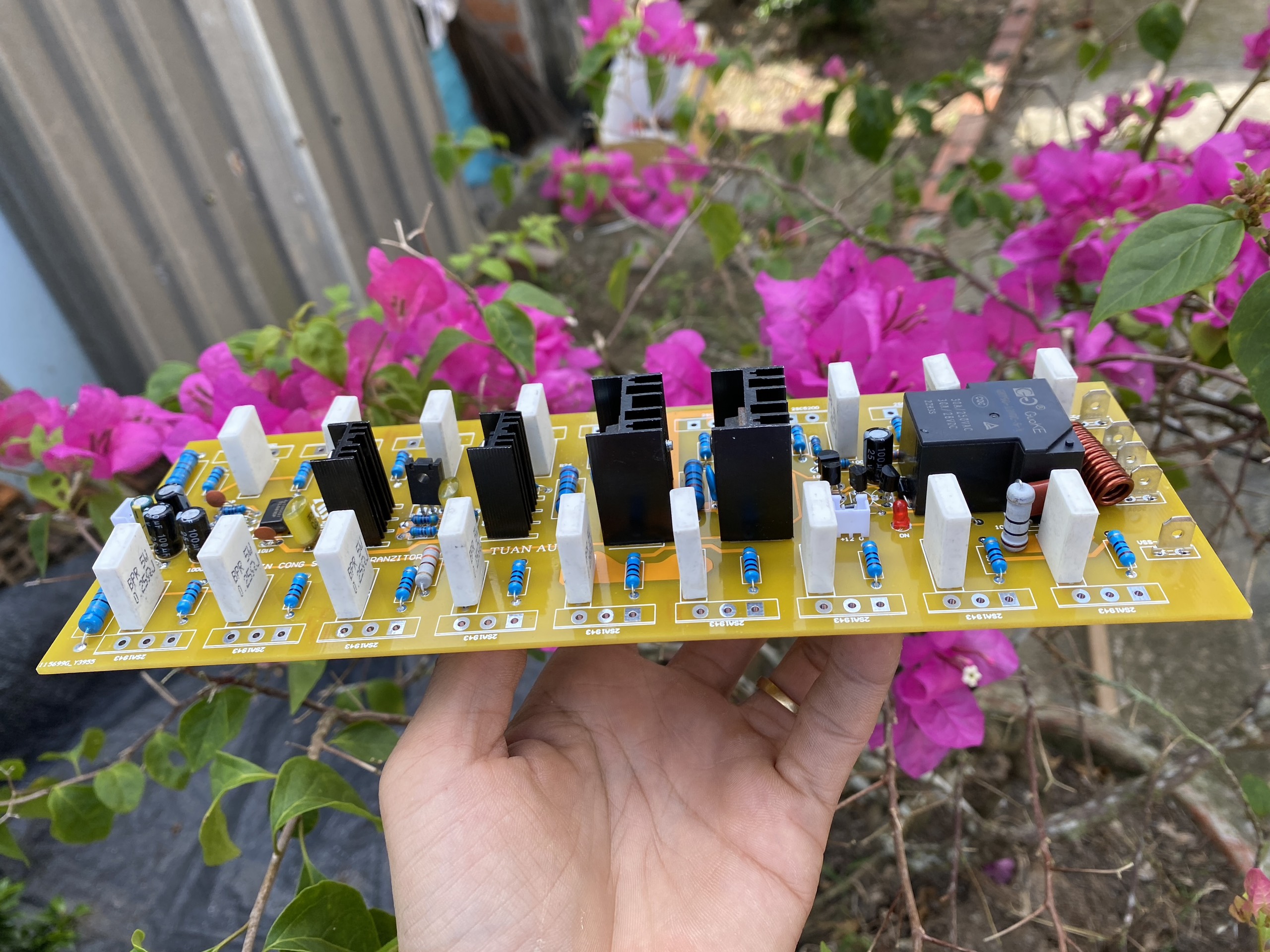 Mạch công suất 18 sò MONO  phíp FR4