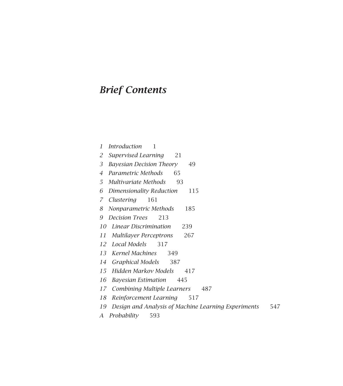 Introduction to Machine Learning