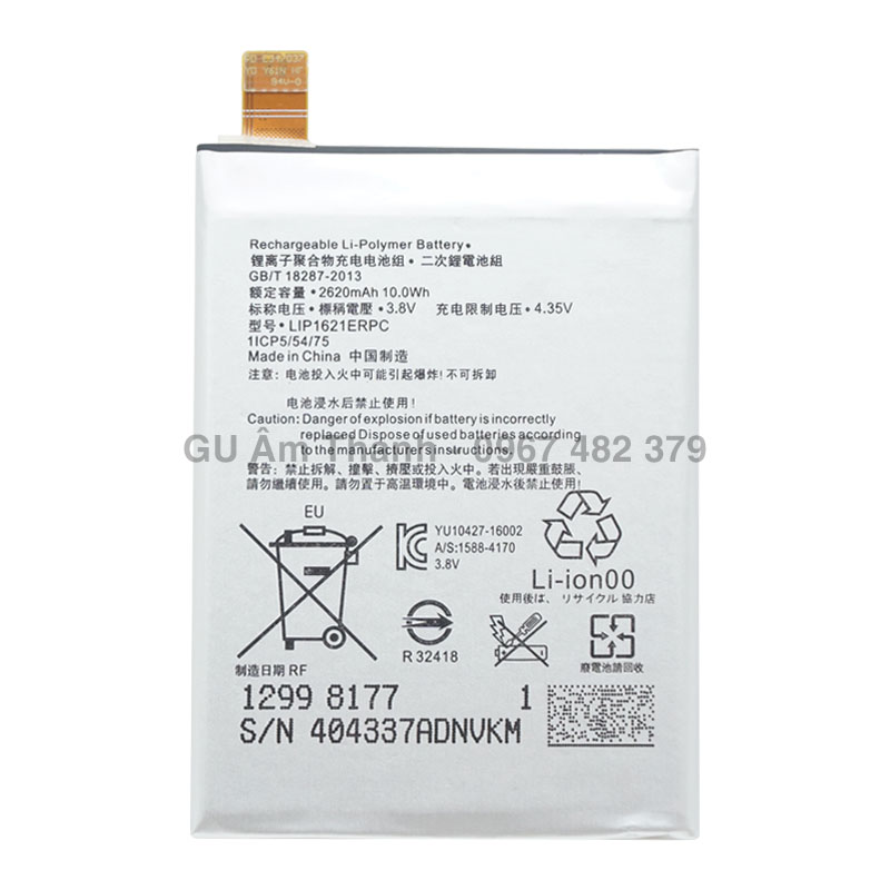 Pin sony xperia x f5122 dung lượng 2620mah zin máy