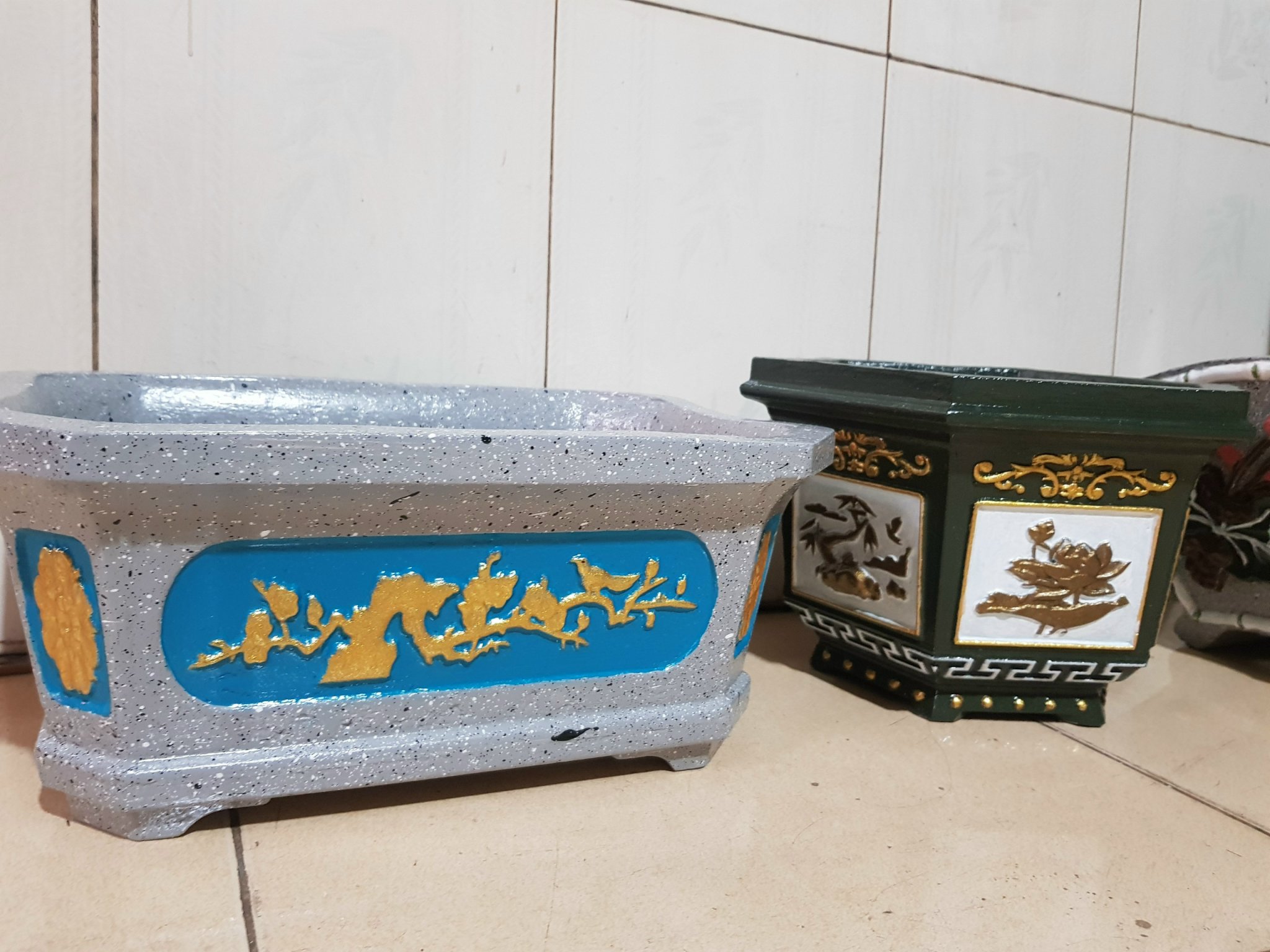 khuôn đúc chậu cảnh chữ nhật 35 (khuôn chậu ABS có lòng trong)