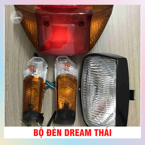 Pha đèn củ hậu xi nhan Dream thái đủ 3 món đủ đuôi bóng vành đèn sắt cao cấp