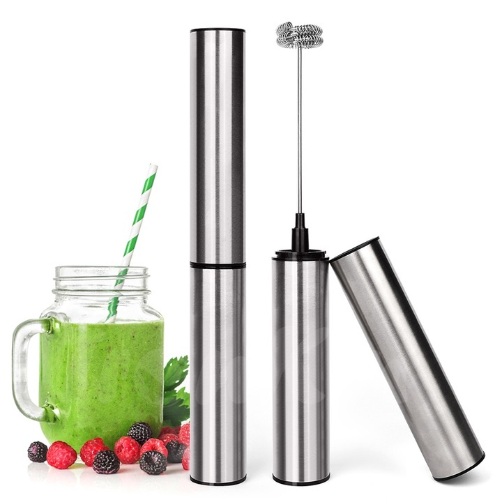 Máy đánh trứng, tạo bọt cà phê cầm tay cao cấp mfb1501g có nắp đậy