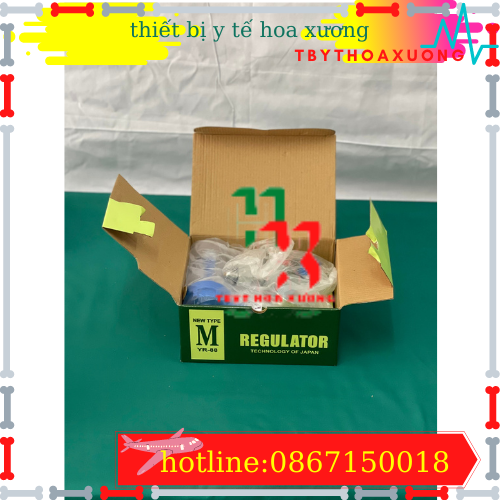đồng hồ oxy gắn bình kimura có Van điều áp