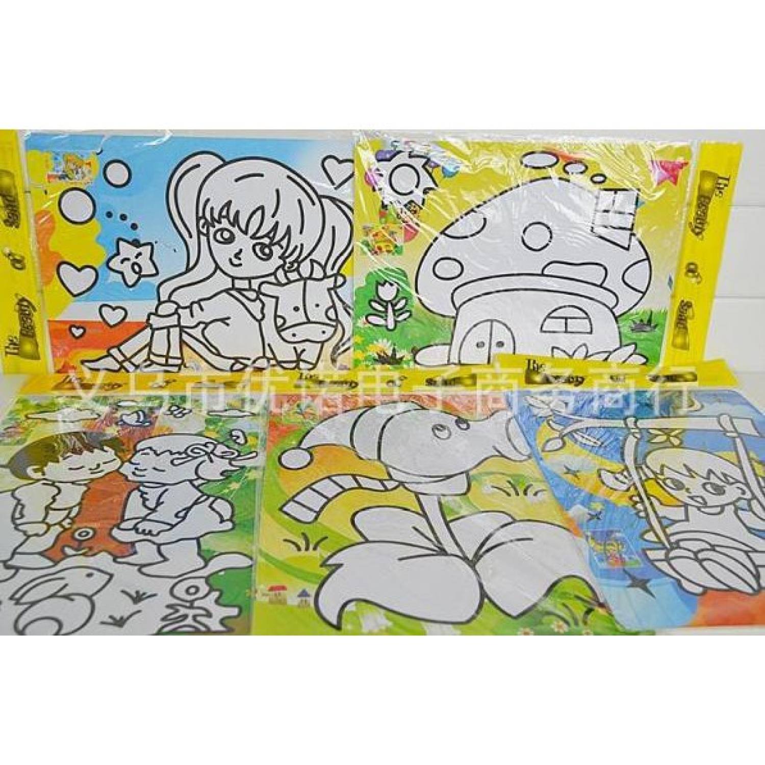 Set 2 Tranh Cát Khổ A4 Cho Bé