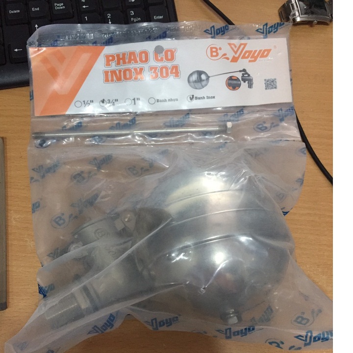 [HCM]PHAO BỒN NƯỚC - PHAO CƠ PHI 27 INOX 304 - THAU