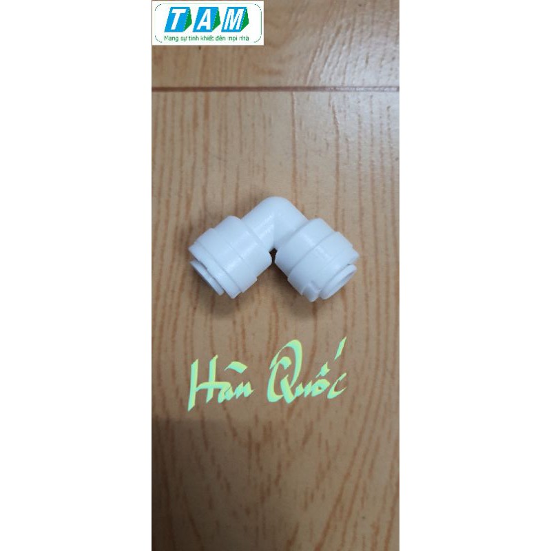 Cút góc dây 6 nối nhanh 2 đầu
