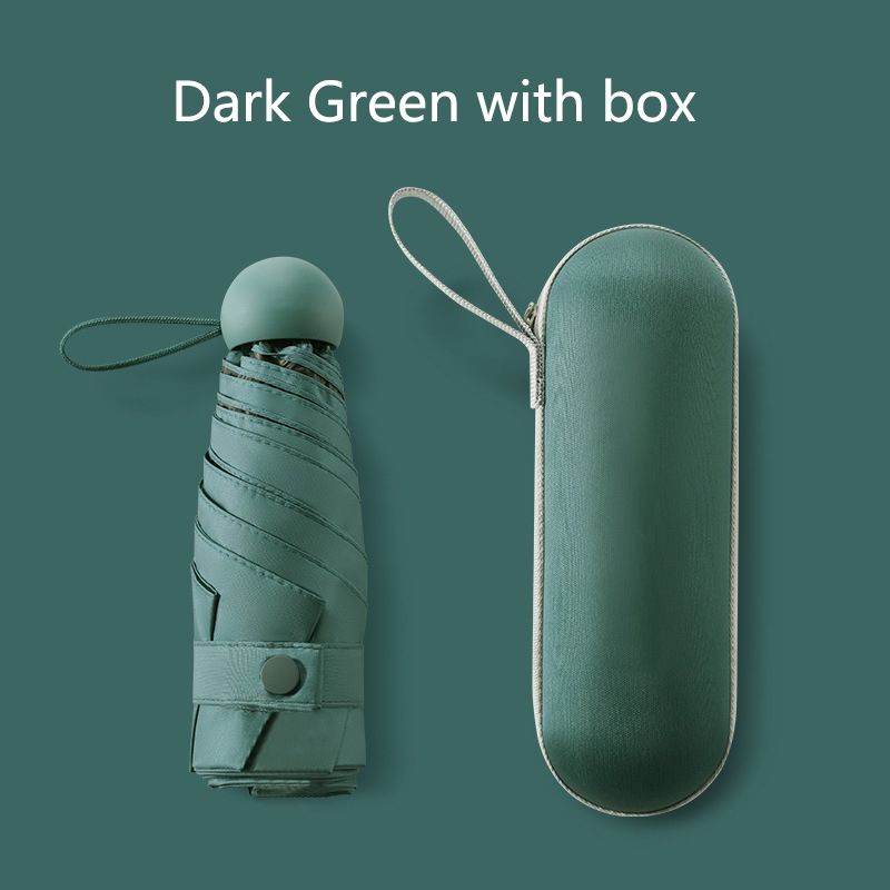 Ô che nắng chống UV mini viên nang ô dù nhỏ chống nắng và chống tia cực tím paraguashot
