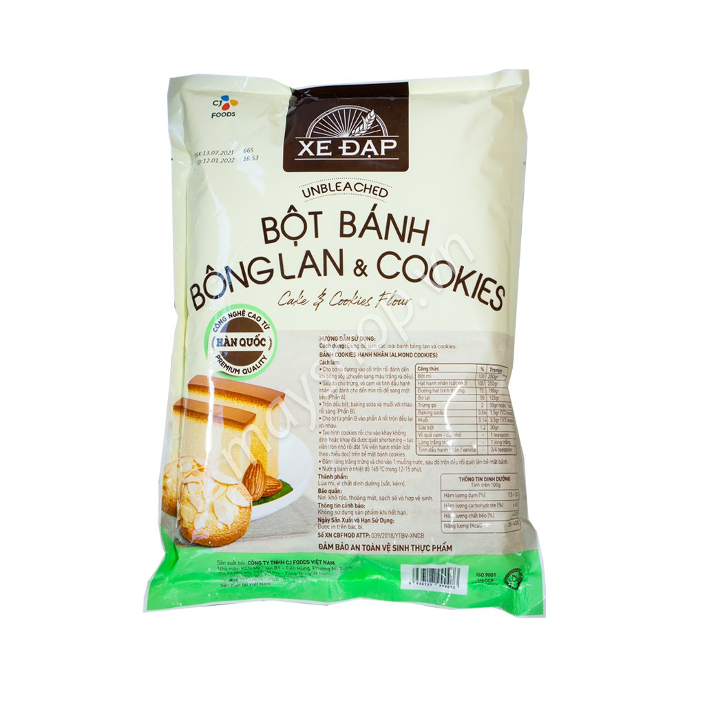 Bột Bánh Bông Lan Bột Mì Số 8 CJ FOOD (1kg)