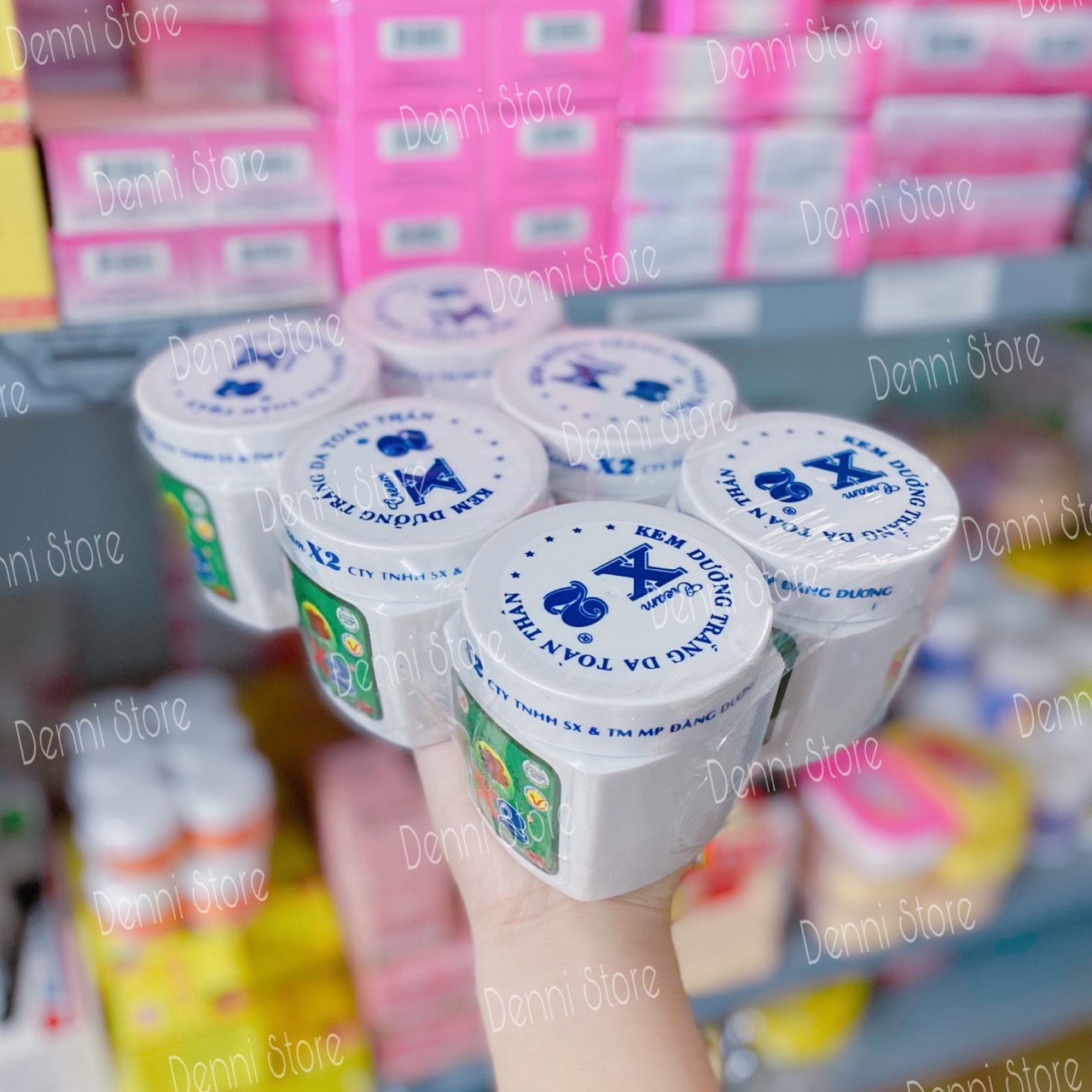 Lẻ hộp 80g kem body One today vàng trắng da