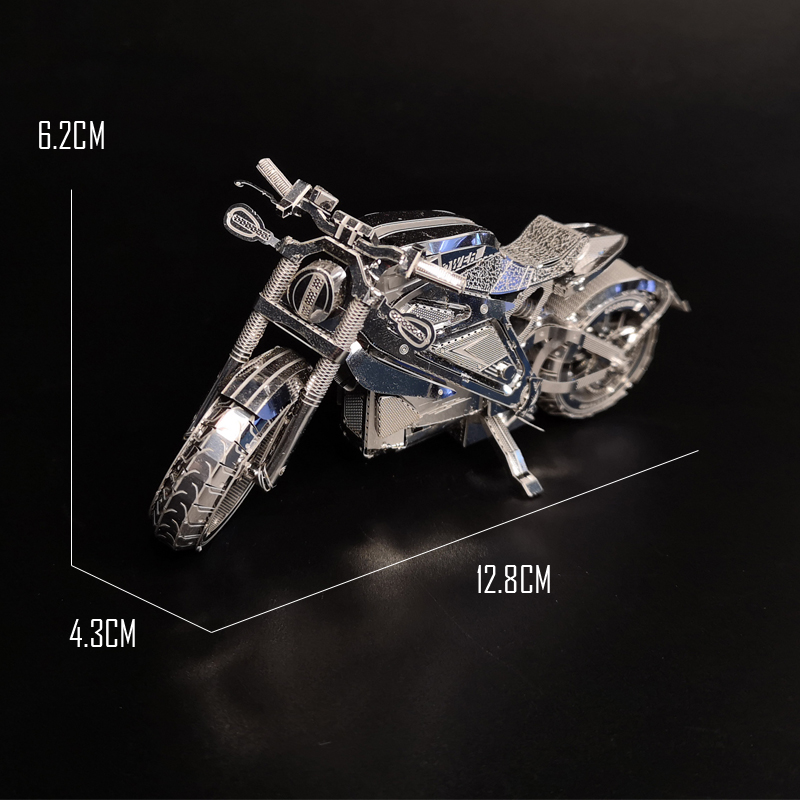 Mô Hình 3D Kim Loại Lắp Ráp Mô Tô Harley-Davidson Project Livewire [Chưa Lắp]