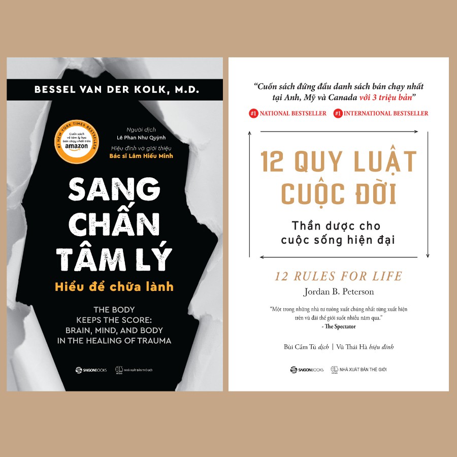 Bộ: Sang chấn tâm lý - 12 quy luật cuộc đời (Bộ 2 cuốn)
