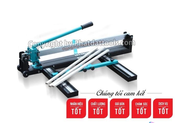 Máy cắt gạch tay đẩy TOPVEL 800 Xanh