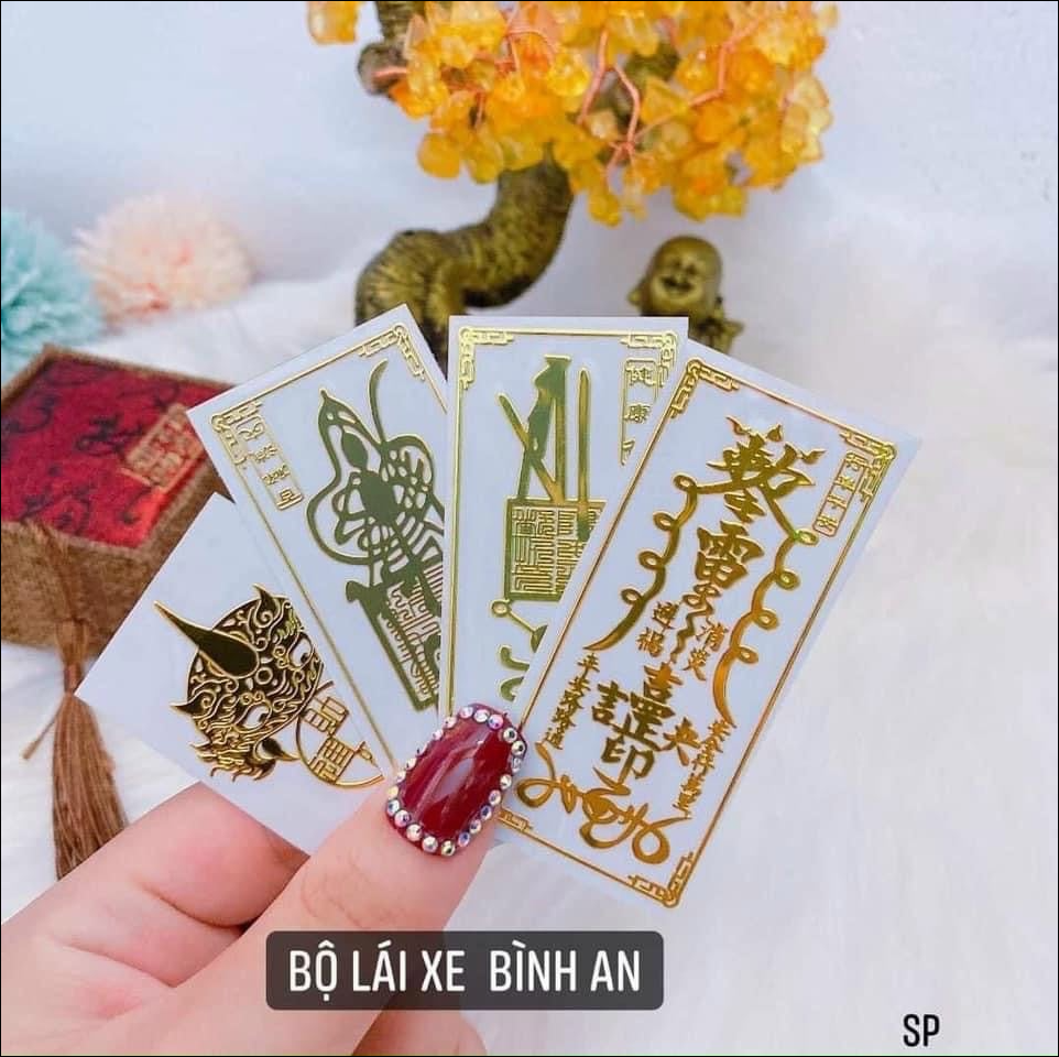 Combo 4 Linh Phù Tài Lộc May Mắn Bình An