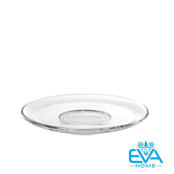 Dĩa Thuỷ Tinh Lót Ly Tách Đường Kính 9cm Cao Cấp / Mini Glass Plate