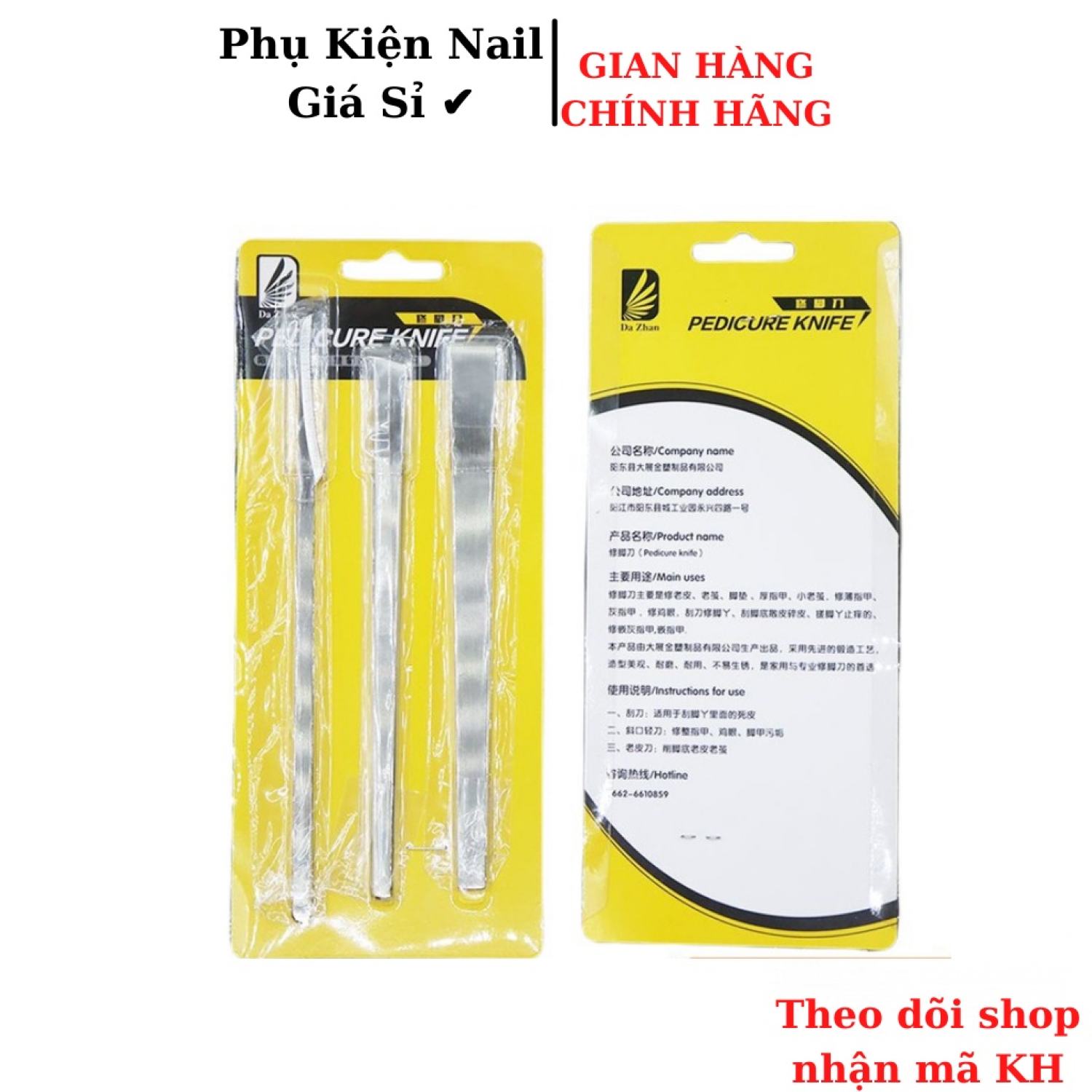 Bộ dao lấy khóe , dụng cụ lấy khóe chân