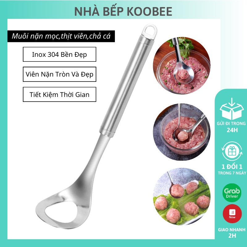 ⛔GIADUNGHOALONG⛔ Thìa làm thịt viên (LOẠI THÌA)