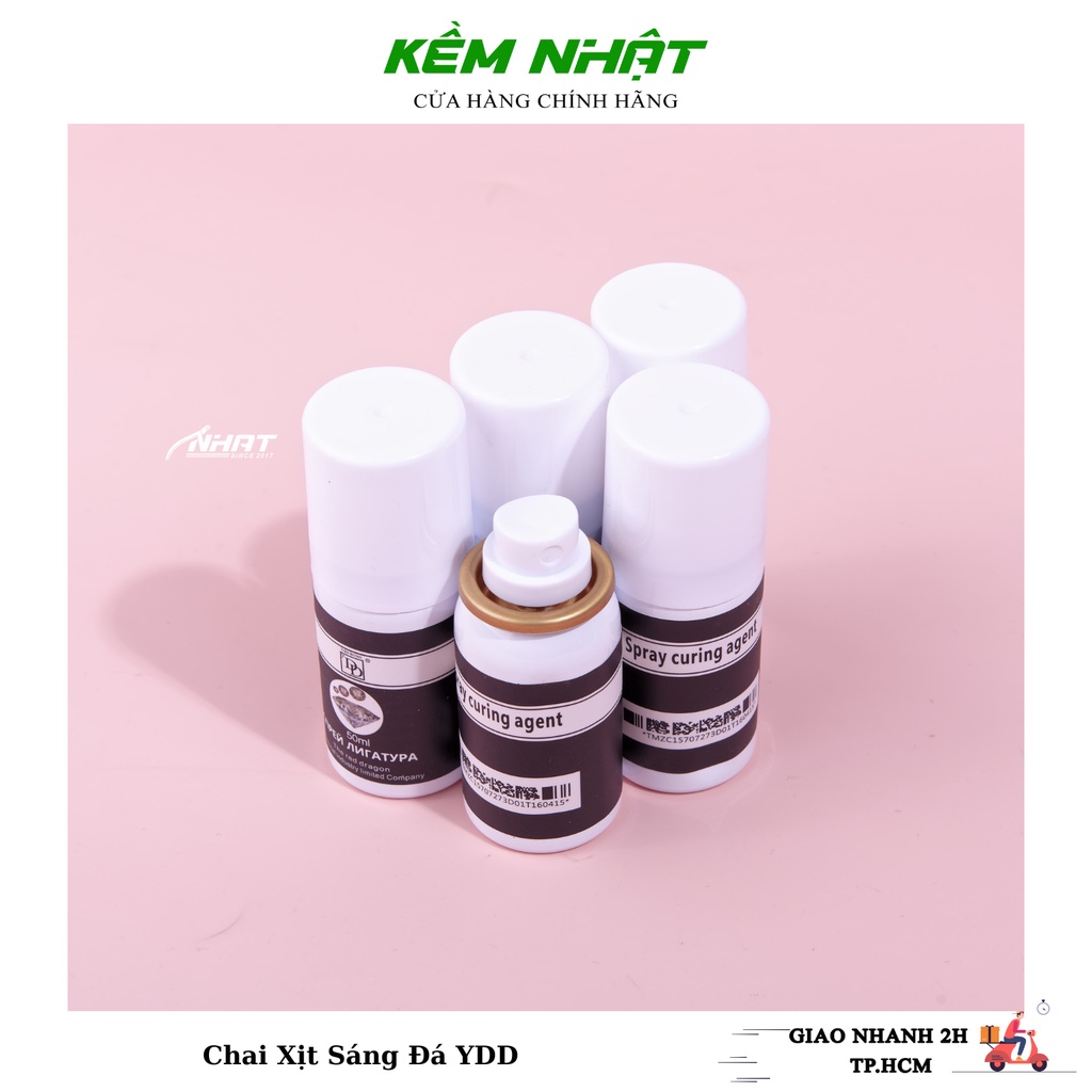 Chai Xịt Sáng Đá Nail, Khô Keo YDD