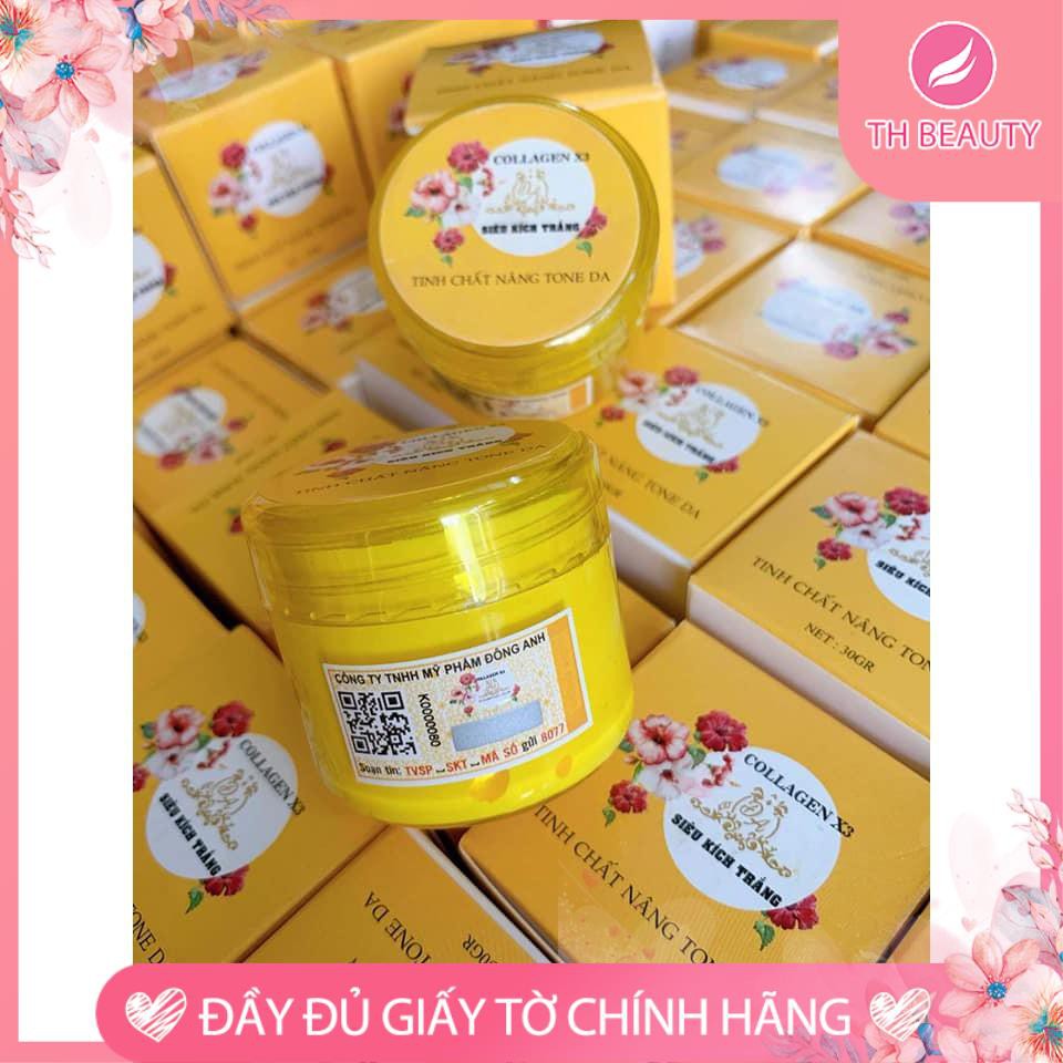 [Chính hãng] Kích trắng Collagen X3 - Tinh chất nâng Tone da