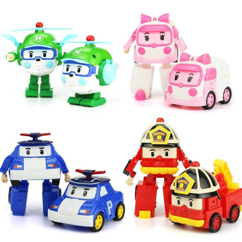 Đồ Chơi ROBOCAR POLI Robot Biến Hình Trực Thăng Cứu Hộ Helly