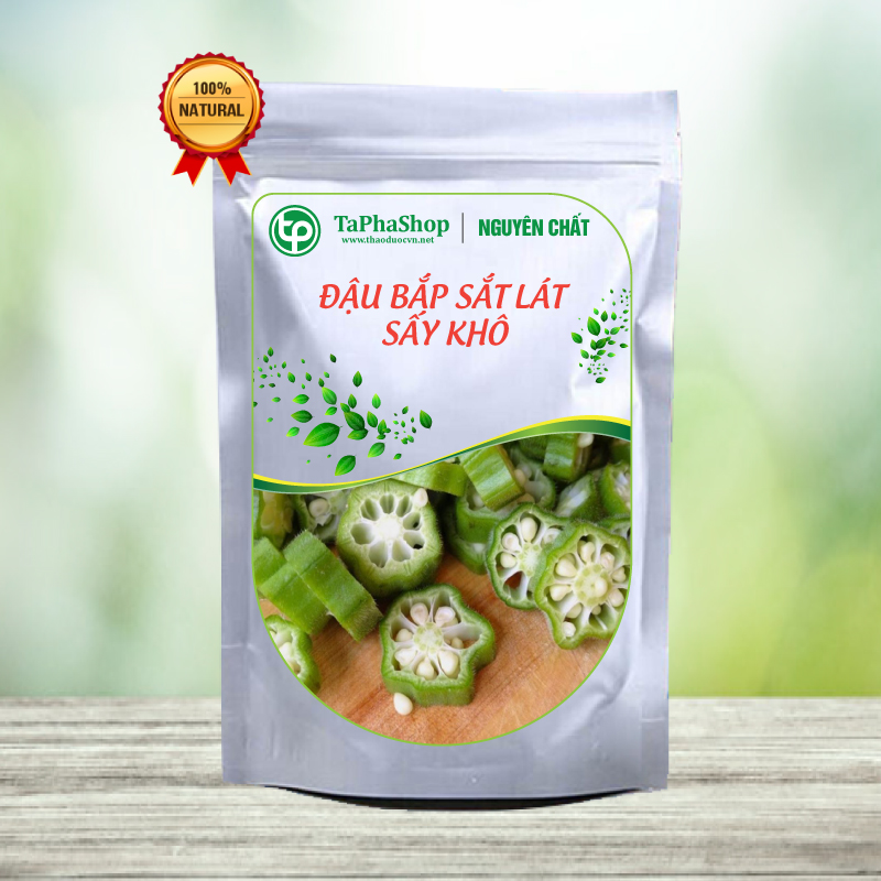 Đậu bắp sấy khô 100g , quả đậu bắp khô - tấn phát