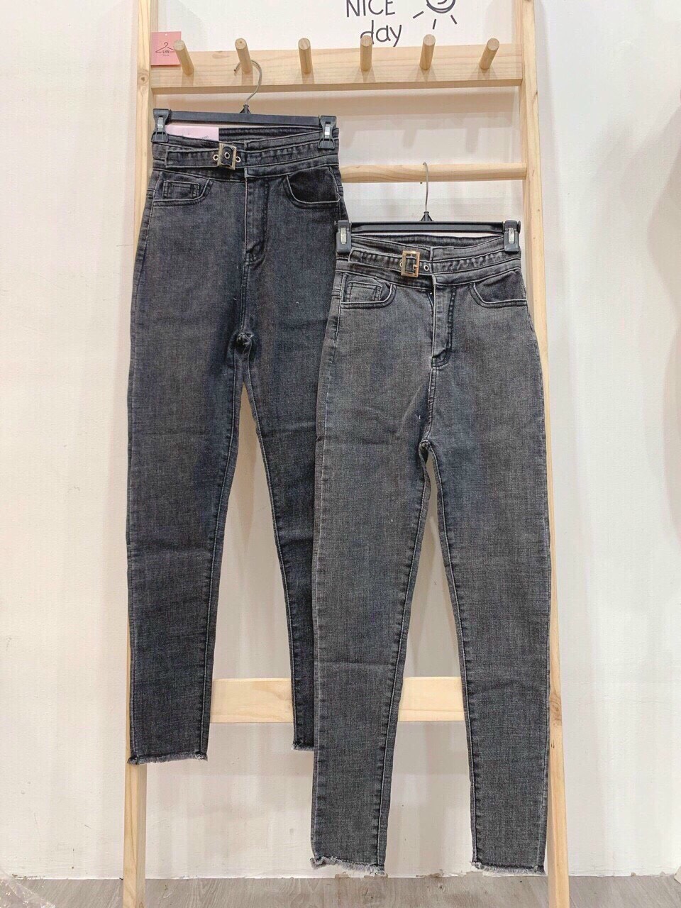 [HCM]QUẦN JEAN NỮ MÀU ĐEN CHẤT BÒ CO GIÃN LƯNG CAO SIÊU TÔN DÁNG MẪU MỚI THỎ TÂY SHOP94 MS184