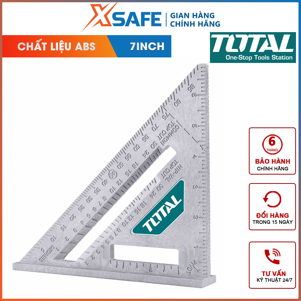 Ruler darkly Ke 7 "total TMT61201 | measure size: 7in * 7in, use ABS material, weight size lightweight and impact resistant high