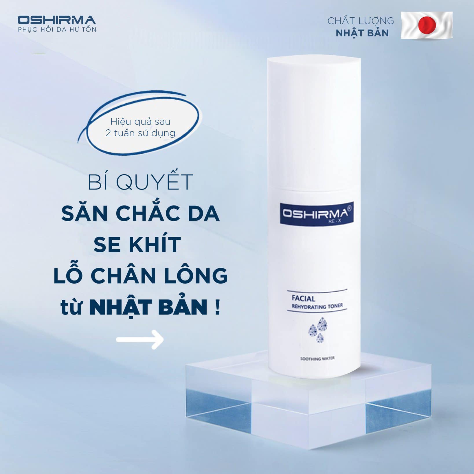 Bộ Phục Hồi Da Yếu Nhạy Cảm Oshirma