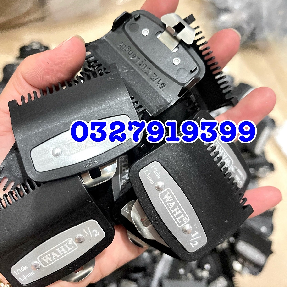 Cữ tông đơ 1,5mm gá thép WAHL - 1,5 3 4,5 25mm