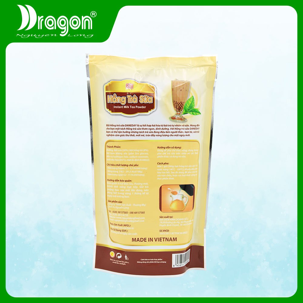 Bột hồng trà sữa DANEDAY 200G