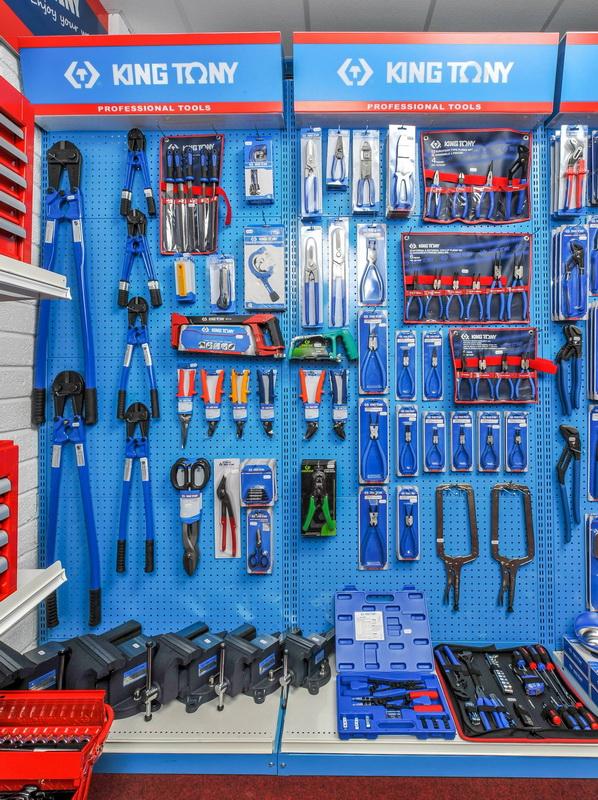 Bộ đột lỗ 9 cái Kingtony 1009PR (Xanh)