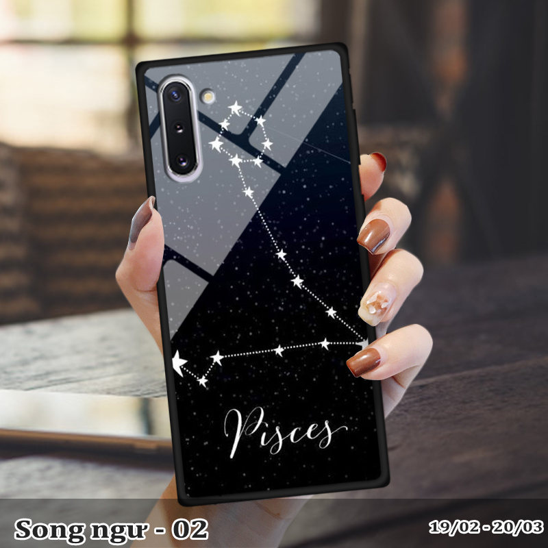 Ốp kính SAMSUNG NOTE 10 in cung hoàng đạo