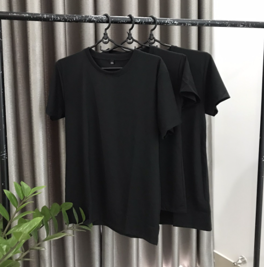 Áo thun Unisex Basic Tee phông trơn nam nữ tay lỡ oversize form rộng nhiều màu