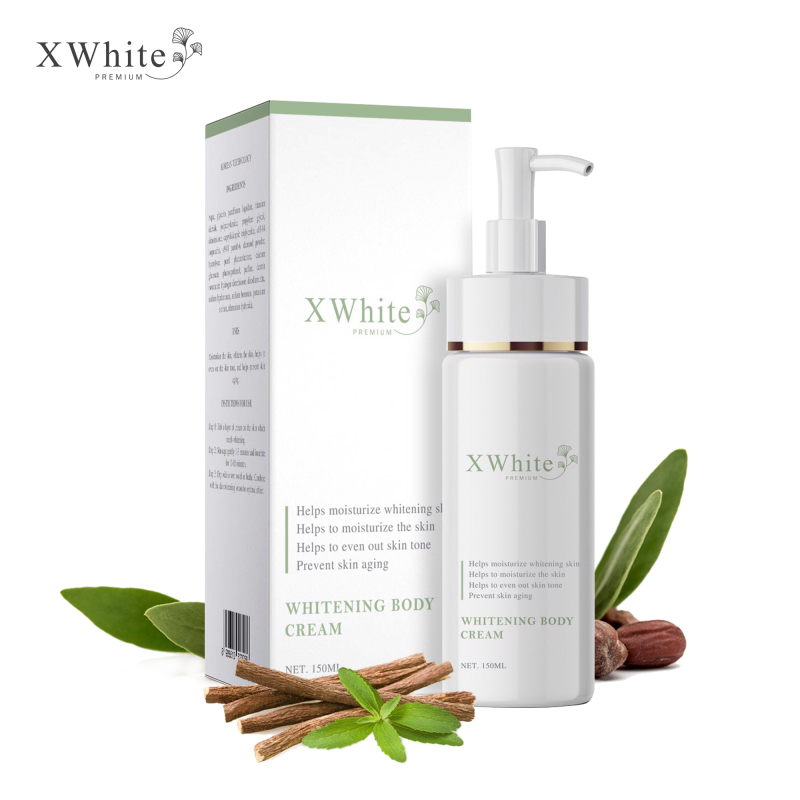 Kem ủ trắng toàn thân an toàn Xwhite được chuyên gia da liễu khuyên dùng 150g - Whitening Body Cream cao cấp