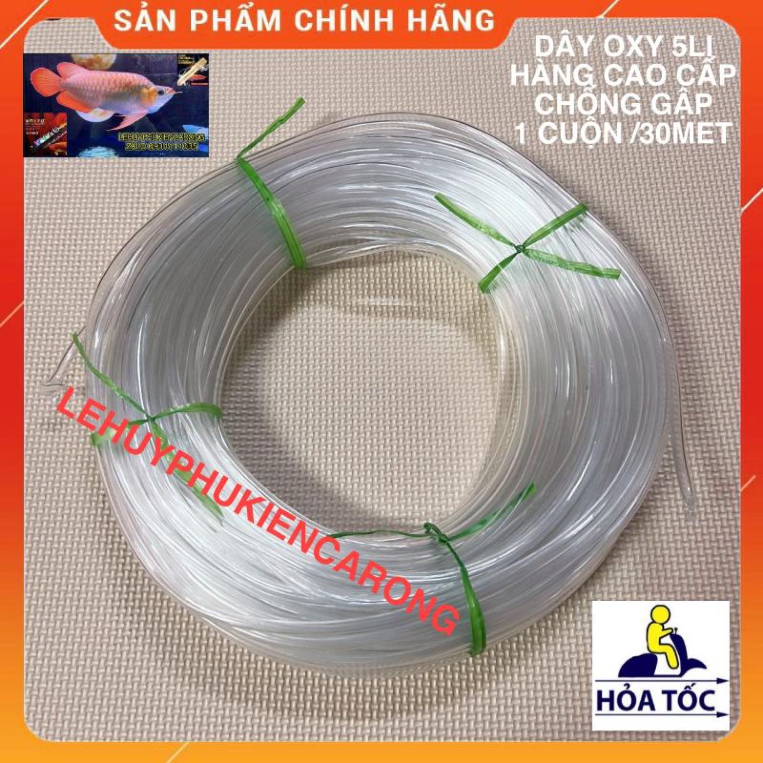 "hoàn tiền đến 10%" cuộn dây sủi oxy 4li 5 li lᴏại 1 - cuộn 30 mét giành cho máy sủi sục khí hồ cá chịu co gập tốt